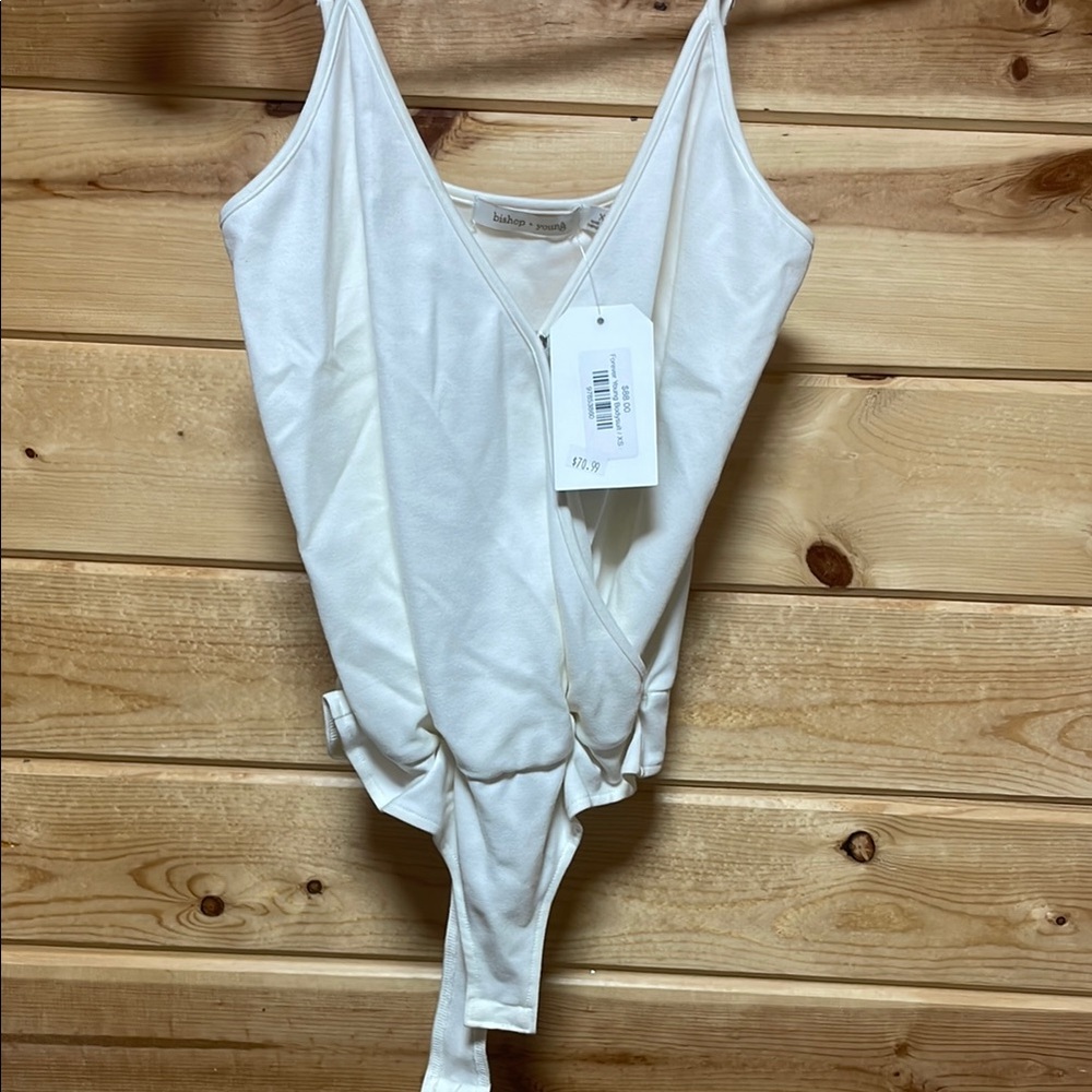 NWT Cream Bodysuit by Bishop + Young